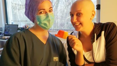 Alina während der Chemotherapie
