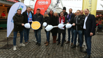 Sportstadt Düsseldorf im Schulterschluss gegen Blutkrebs