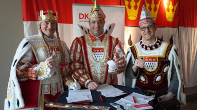 Kölner Dreigestirn setzt DKMS-Tradition fort