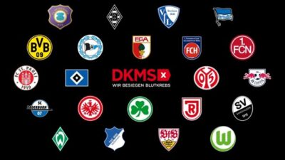 Bundesligavereine gemeinsam gegen Blutkrebs!