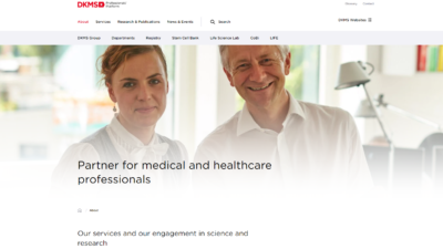 DKMS startet Online-Plattform für medizinisches Fachpersonal