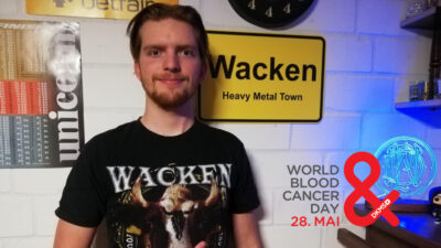 World Blood Cancer Day: Wackenteam ruft Metalfamilie zur Registrierung auf