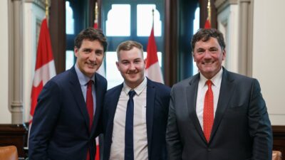 Together with the Prime Minister of Canada
