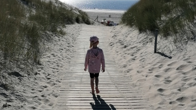 Mila liebt das Meer