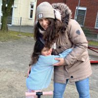 Ein Leben für Masal und ein zweites Zuhause für DKMS-Spenderin Lisa