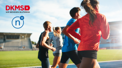 DKMS wird Haupt-Charity-Partner der n plus sport Firmenläufe
